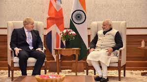 Boris Johnson in India