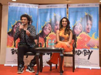 Namashi Chakraborty and Amrin reach Delhi to promote their upcoming film, Bad Boy